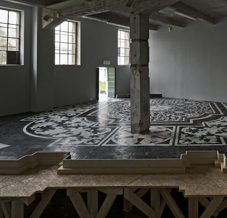 For the Pavilion of Iceland at the 55th International Art Exhibition – la Biennale di Venezia in 2013, Katrin Sigurdardottir has designed a large-scale sculptural intervention for the Lavanderia—The Old Laundry at Palazzo Zenobio.