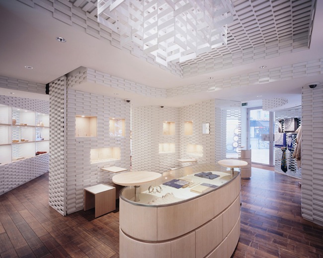 Architecture | Kengo Kuma: SHANGXIA Paris Store with Ceramic Panels