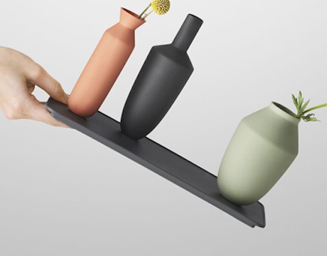 Design | Balancing Vases and Grip Candlestick by Muuto