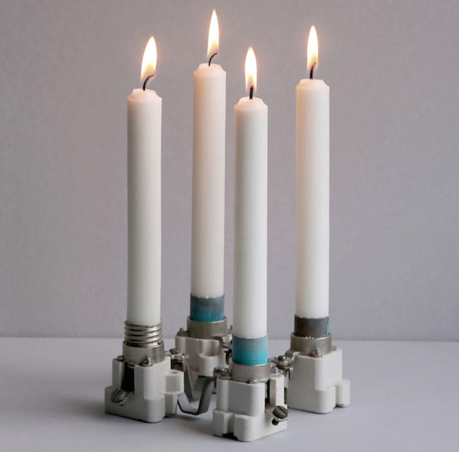 Design | Ninna Kapadia, “RE-FUSE” Candlesticks