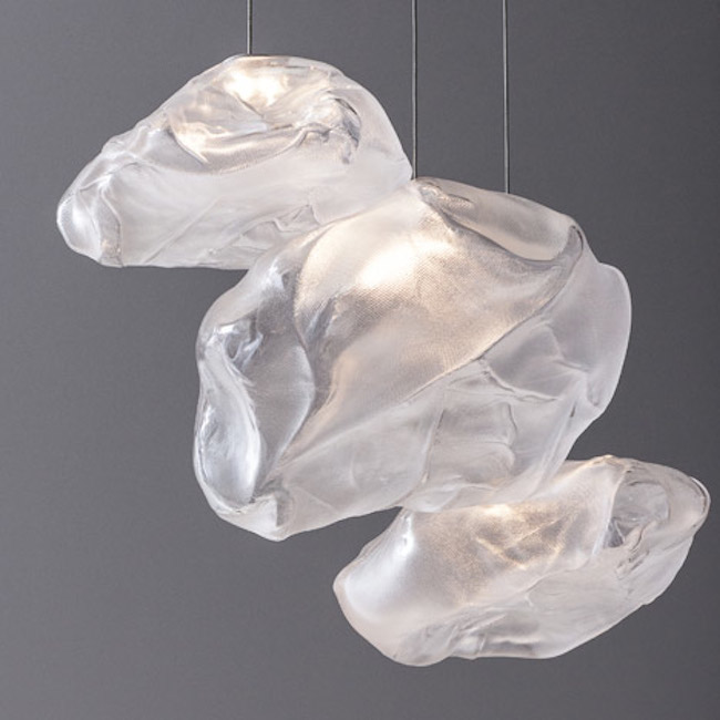 Design | Bocci at Maison & Objet: Pillowy Molten Glass Lamps