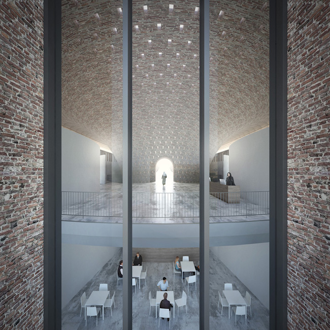 Architecture + Brick | Bamiyan Cultural Centre proposal by Luca Poian, Afghanistan
