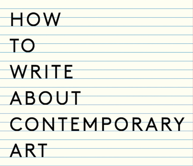 Books | Two Guides for Better Art Writing