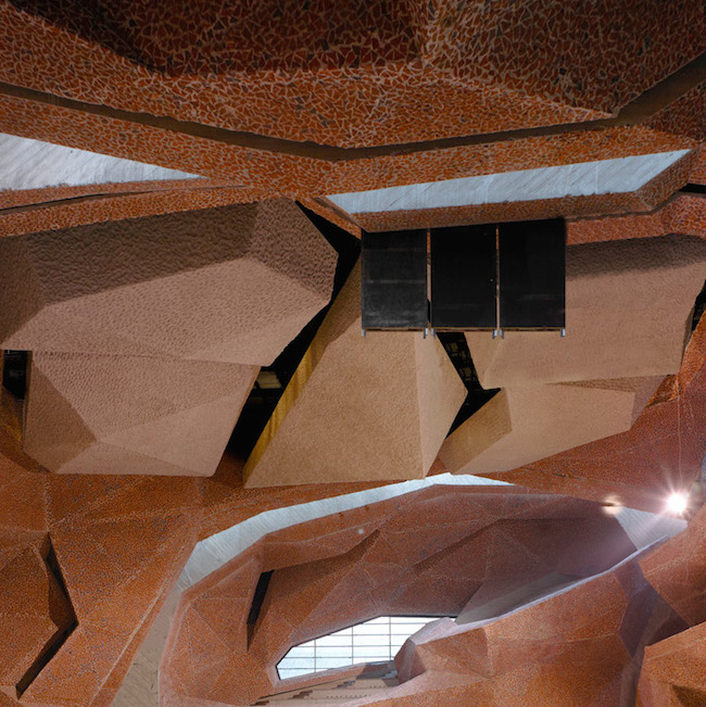 Architecture + Brick | Fernando Menis uses “Picado” Technique on Poland Concert Hall