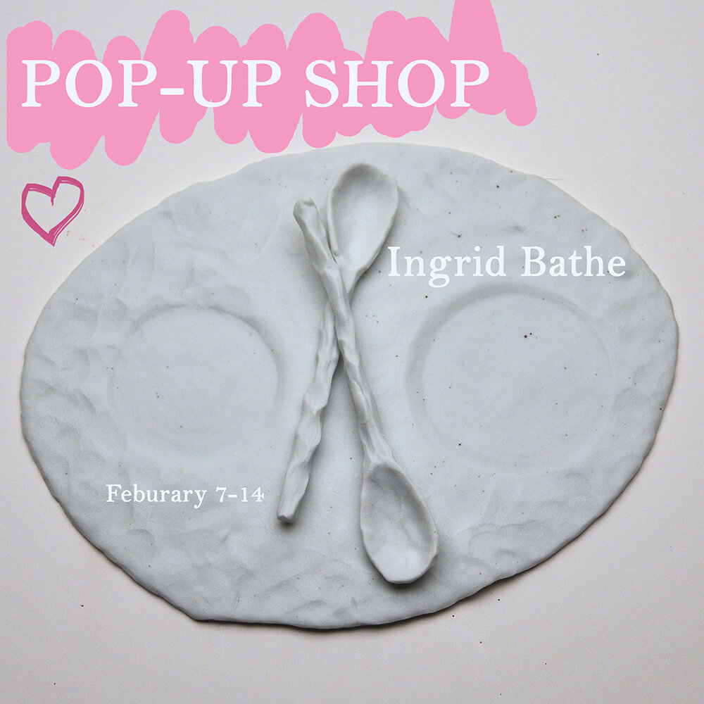 Pop-Up Shop | FALL IN LOVE with Ingrid Bathe’s Pinched Teacups and Vases