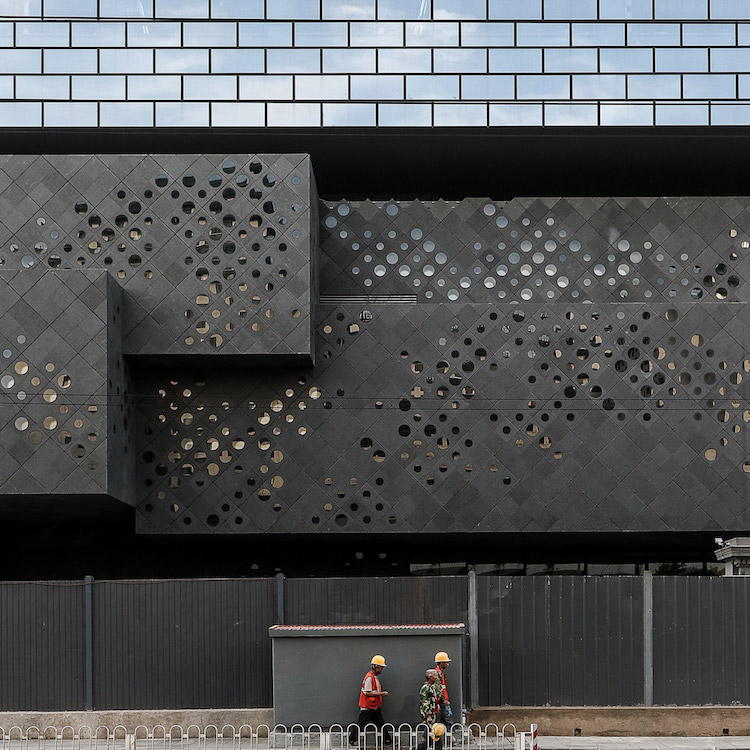 Architecture | Beijing Auction House / Museum Hybrid’s Articulated Glass + Concrete Tile